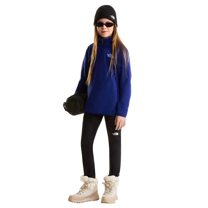 The North Face Teen Fleece Glacier 1/4 Zip Bold Blue