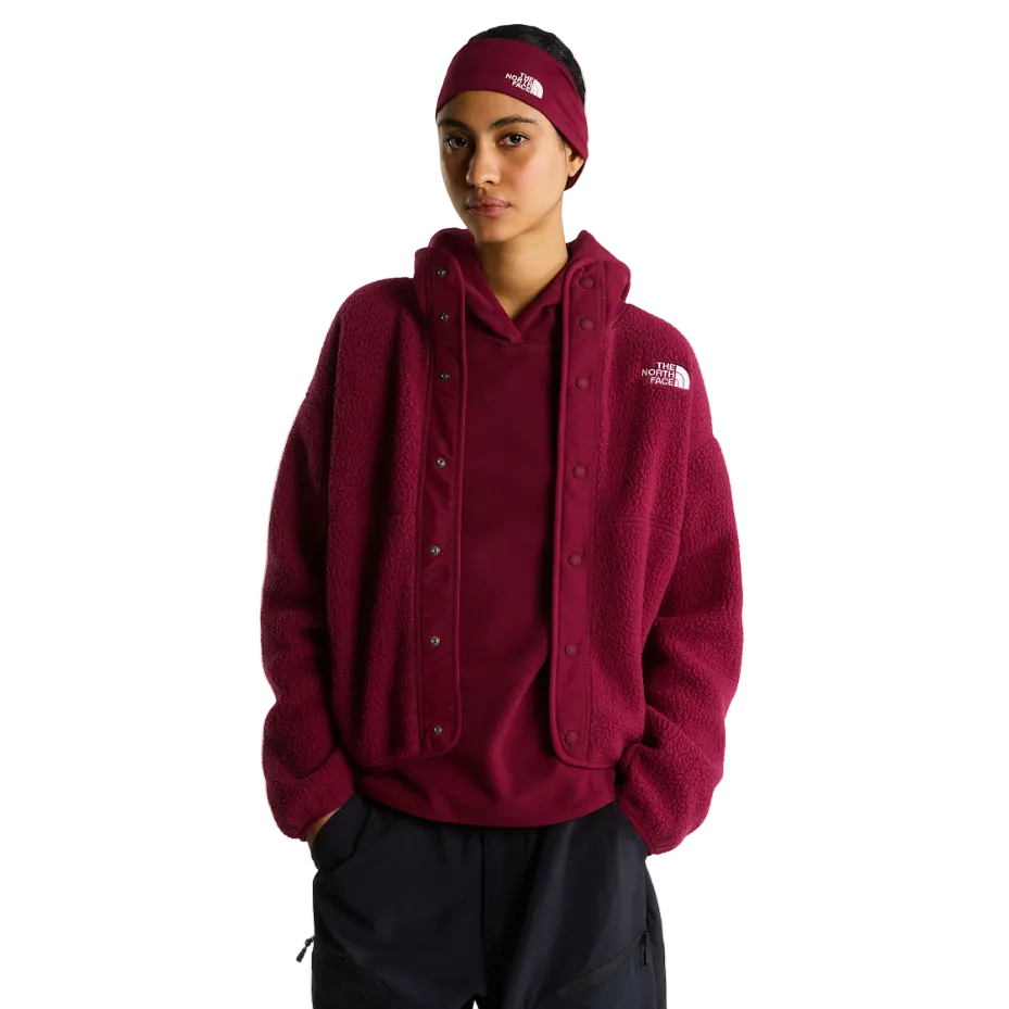 The North Face Womens Jacket Cragmont Fleece Burgundy Crush