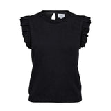 Numph Womens Nufiana Top Caviar