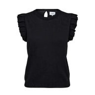 Numph Womens Nufiana Top Caviar