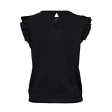 Numph Womens Nufiana Top Caviar
