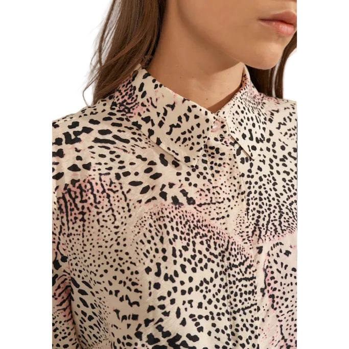 Numph Womens Shirt Shella Whitecap Gray