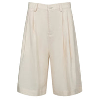 Numph Womens Shorts Alani Whitecap Gray