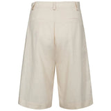 Numph Womens Shorts Alani Whitecap Gray