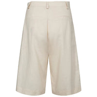 Numph Womens Shorts Alani Whitecap Gray