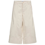 Numph Womens Jeans Brooklyn HR Culotte Nature