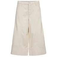 Numph Womens Jeans Brooklyn HR Culotte Nature