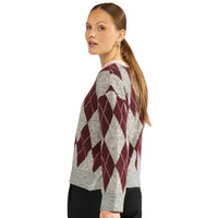 Numph Womens Jumper NUTikla Medium Grey Melange
