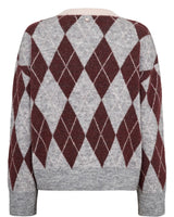 Numph Womens Jumper NUTikla Medium Grey Melange