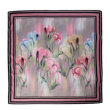Numph Womens NUKami Satin Scarf Gray Morn