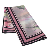 Numph Womens NUKami Satin Scarf Gray Morn