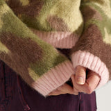 Numph Womens Jumper NUCamu Calla Green