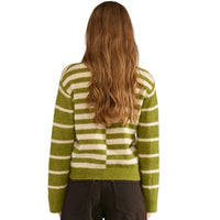 Numph Womens Jumper NURiette Calla Green