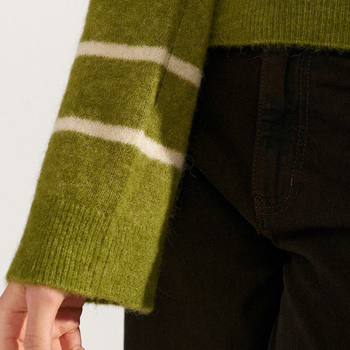 Numph Womens Jumper NURiette Calla Green