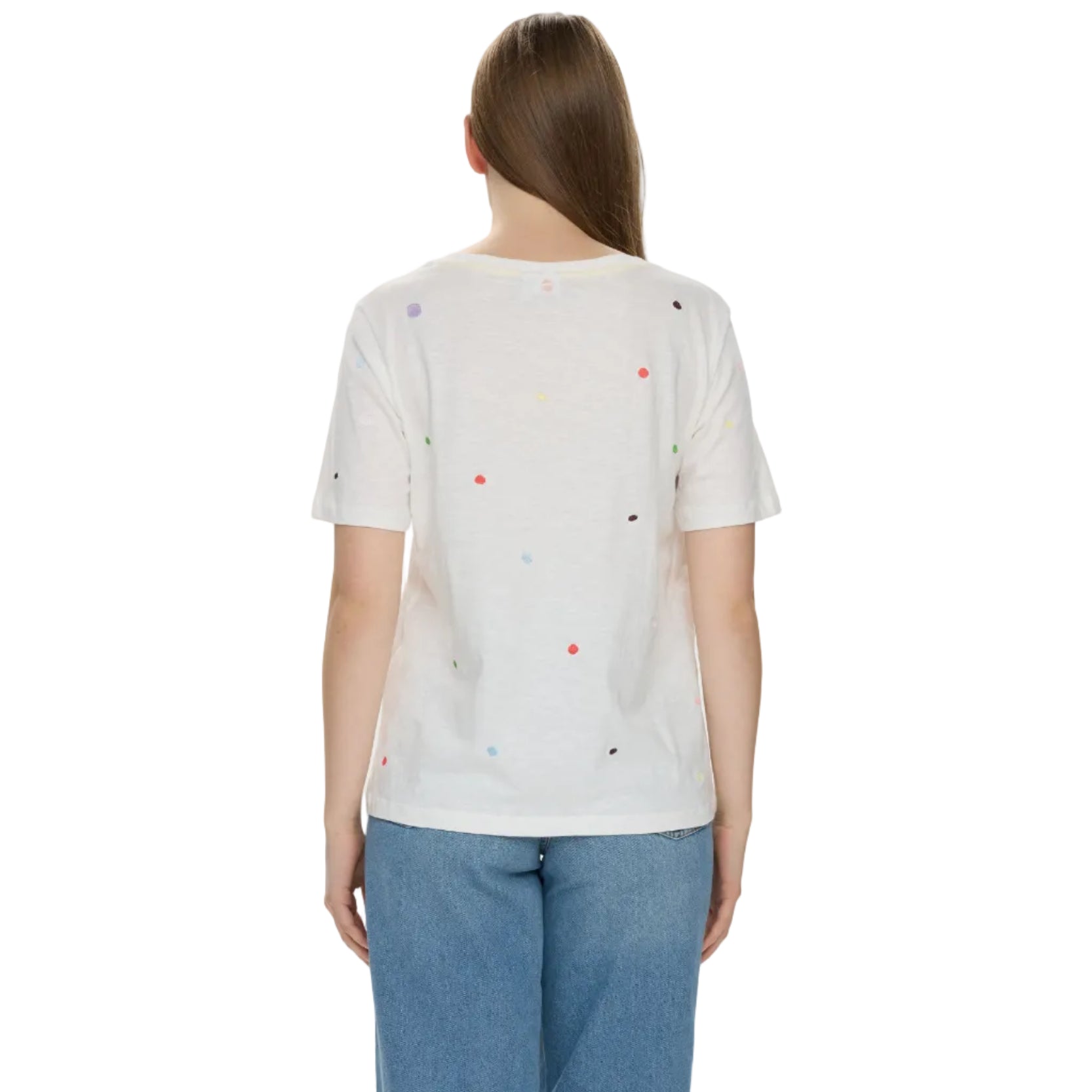Numph Womens Nudelora T-Shirt Cloud Dancer