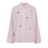 Numph Womens Shirt Nutenja Pink Lady
