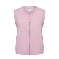 Numph Womens Nufuette Zip Vest Pink Lady