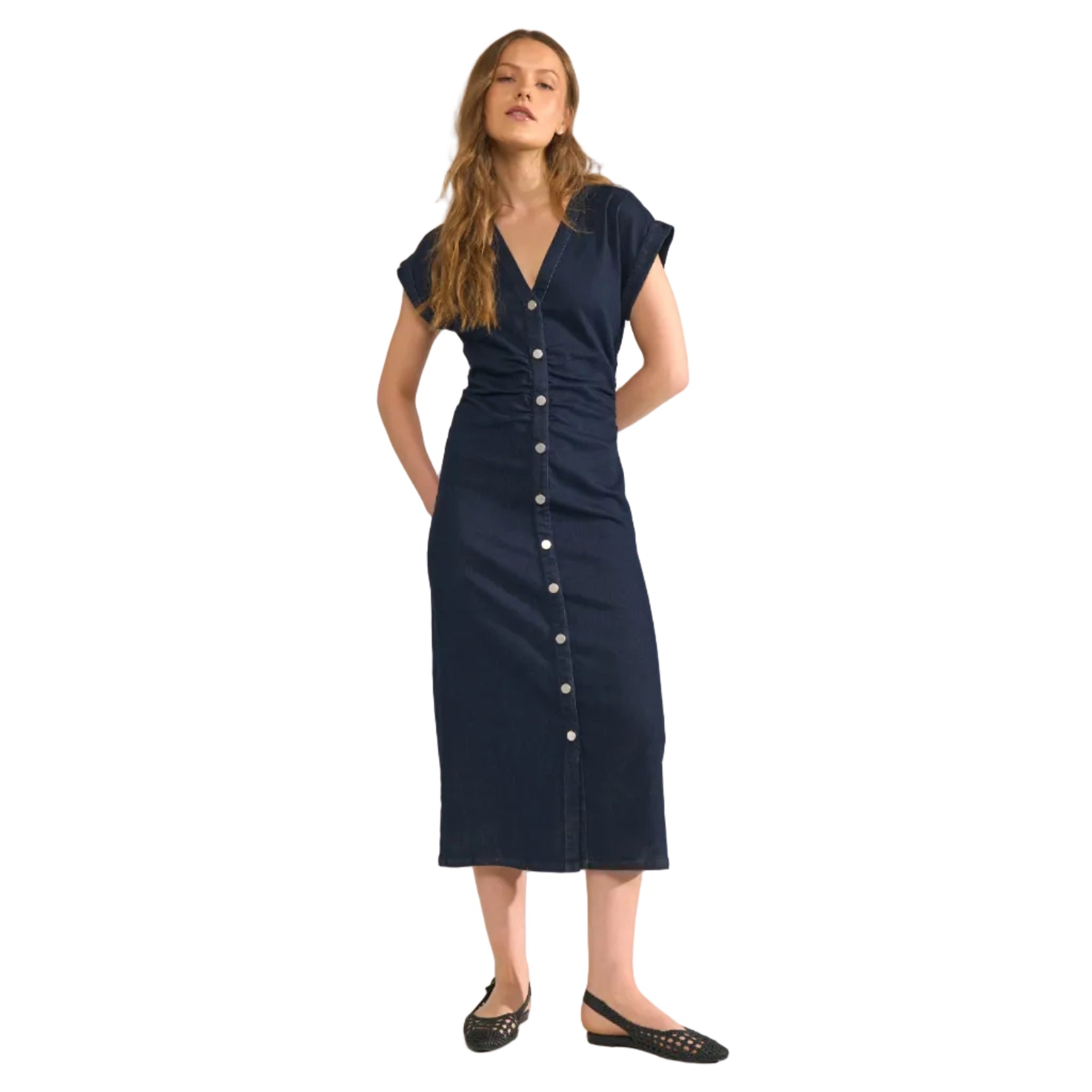 Numph women's blue denim dress