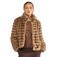 Numph Womens Jacket Vita Silver Mink