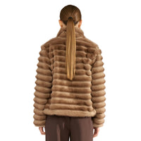 Numph Womens Jacket Vita Silver Mink