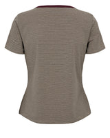 Numph Womens Nualexa T-Shirt Silver Mink