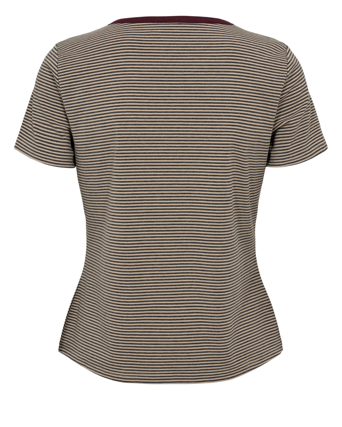 Numph Womens Nualexa T-Shirt Silver Mink