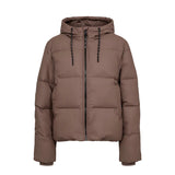 Numph Womens Puffer Arven Deep Taupe