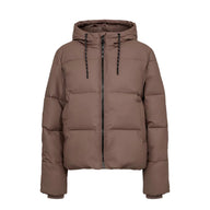 Numph Womens Puffer Arven Deep Taupe