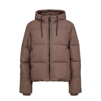 Numph Womens Puffer Arven Deep Taupe
