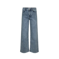 Numph Womens NuParis Wide Acid Jeans Light Blue Denim