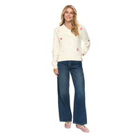 Numph Womens Nusoleima Pullover Pristine