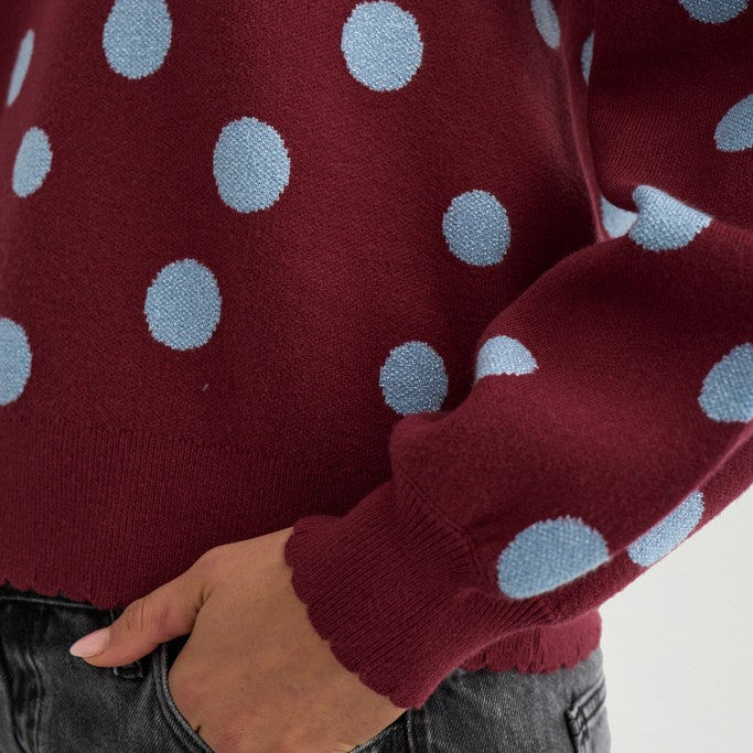 Numph Womens Jumper NUMilas Syrah