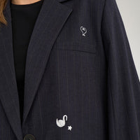 Numph women's oversized blazer nulouise salute