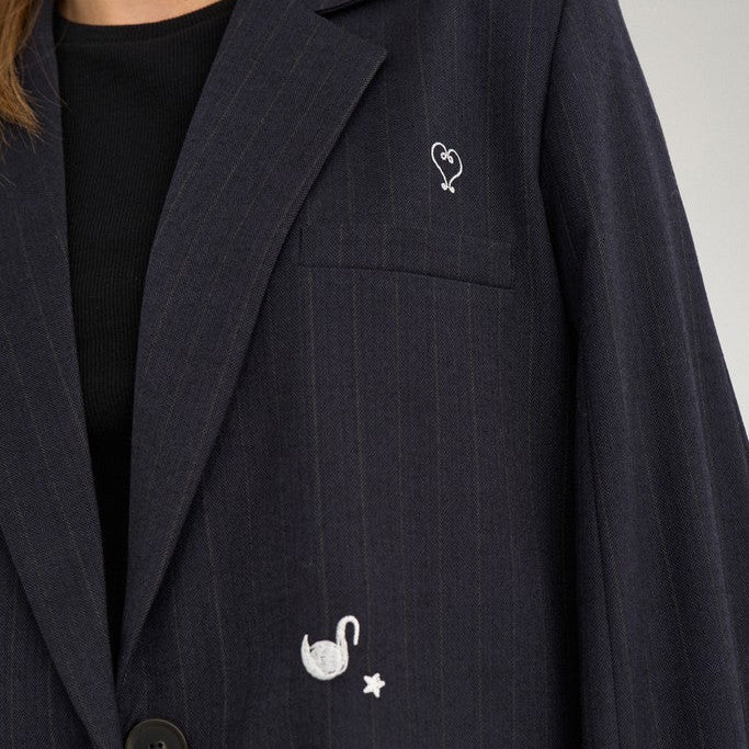 Numph women's oversized blazer nulouise salute