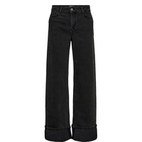 Numph Womens Jeans Toronto Wide Obsidian