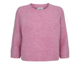 Numph Womens Pullover Riette Selma Rib Lilac Sachet