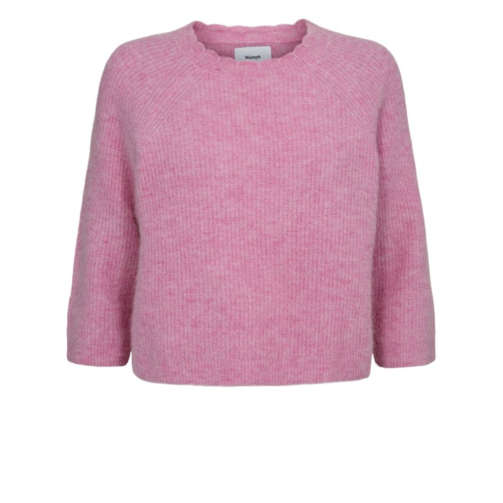 Numph Womens Pullover Riette Selma Rib Lilac Sachet