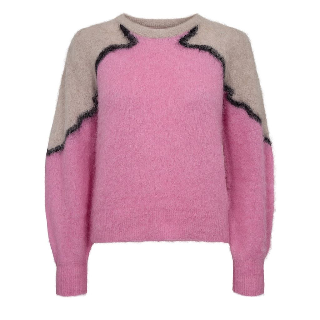 Numph Womens Pullover Marna Suri Lilac Sachet