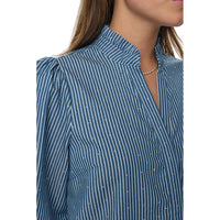 Numph Womens Shirt Emilie Medium Blue Denim