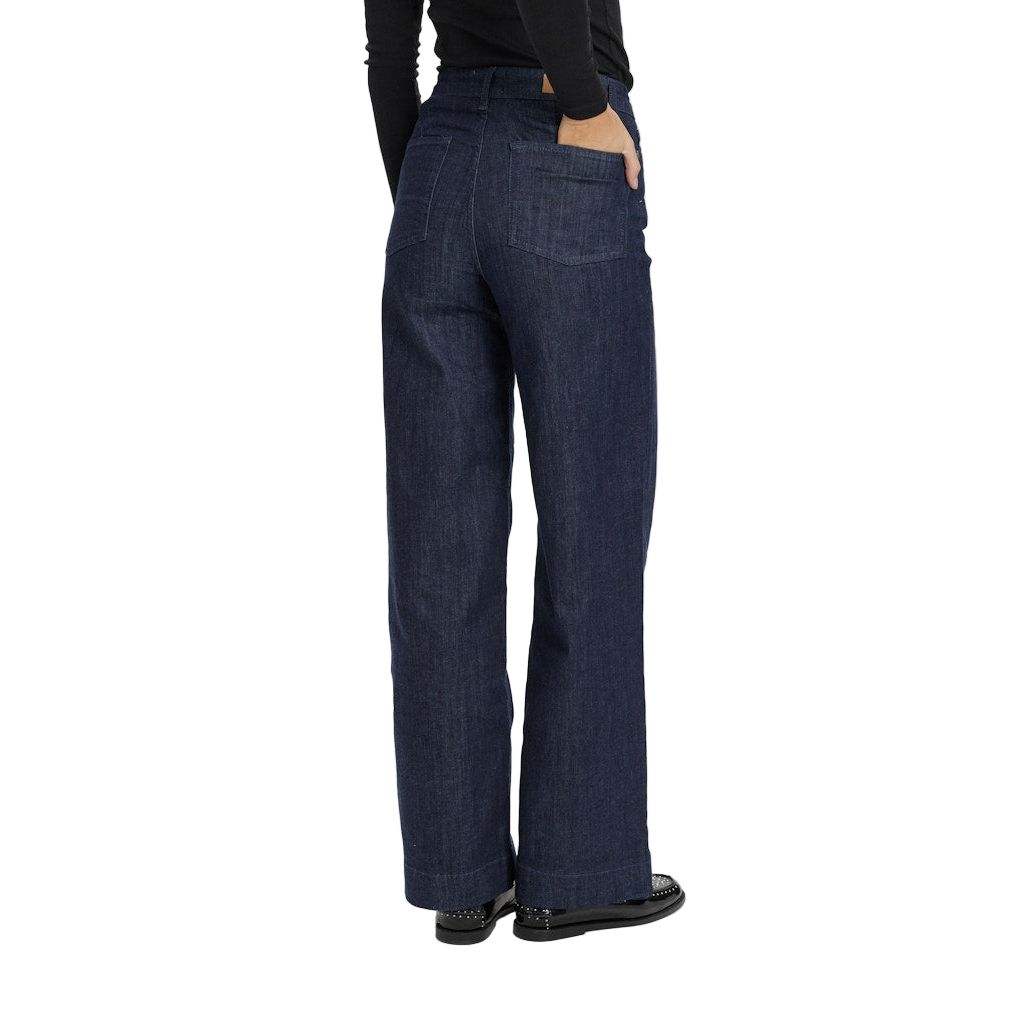 Numph Womens Jeans Paris Pant Long Dark Denim Blue