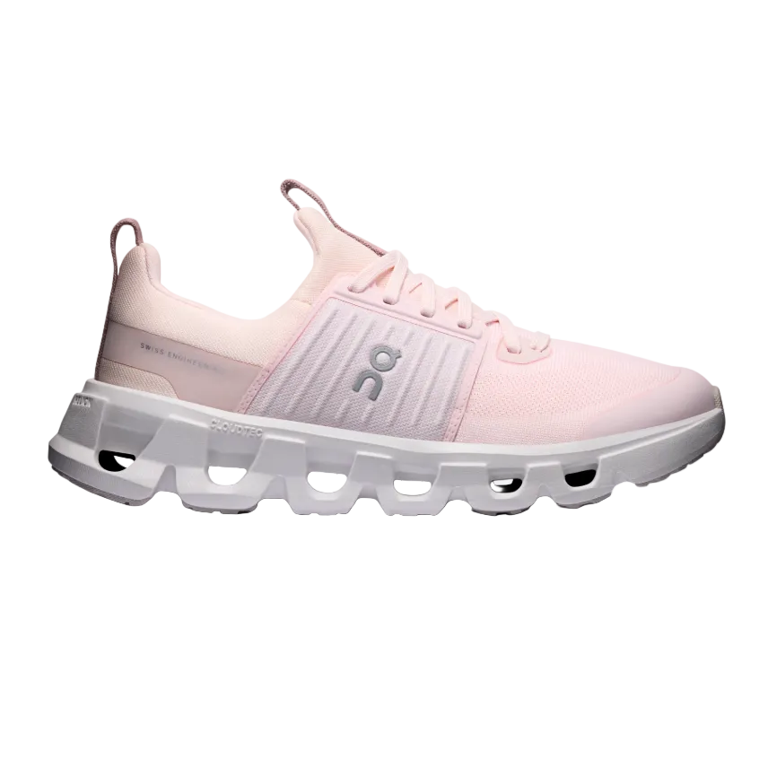 On girls' white Cloudswift trainer