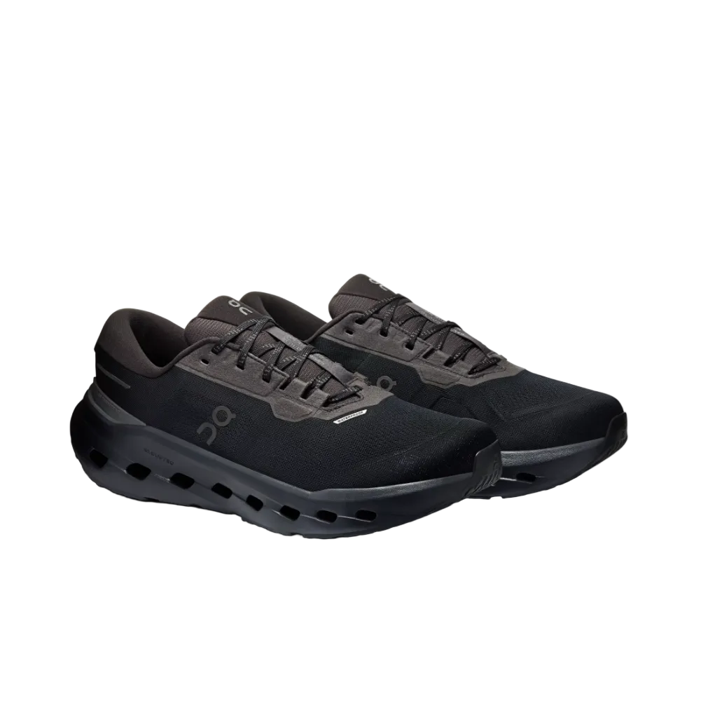 On Mens Trainer Cloudrunner 3 Waterproof Black/Black