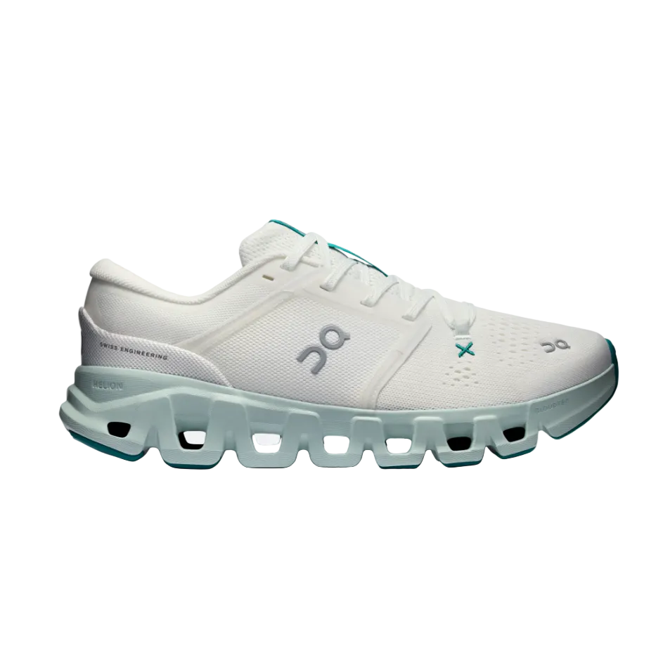 On women's ivory Cloud X 5 trainer
