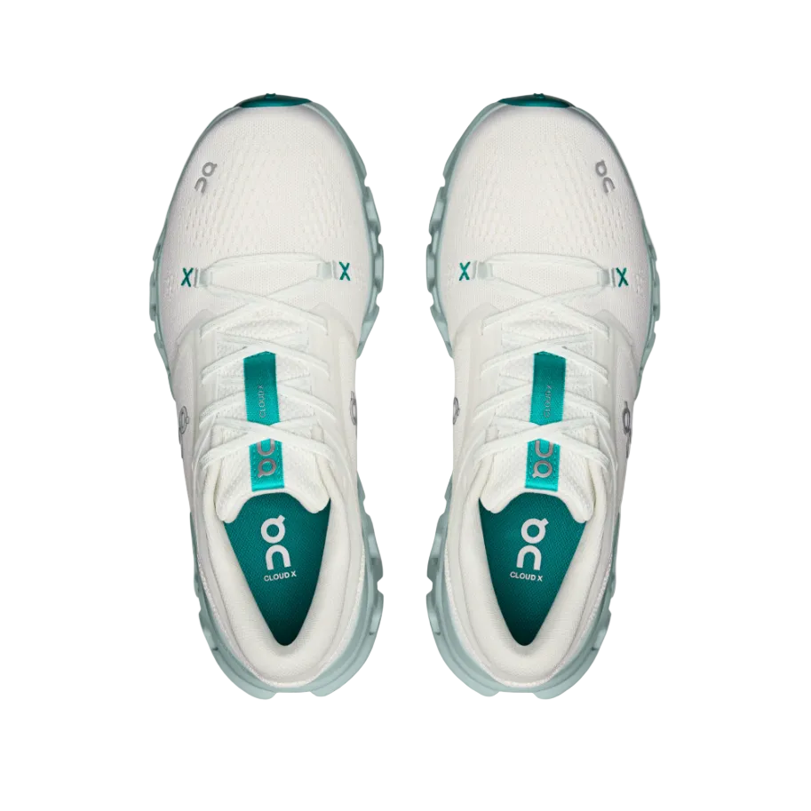 On Womens Trainer Cloud X 5 Ivory/Surf