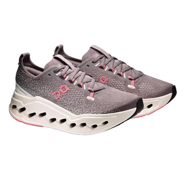 On Womens Trainer Cloudsurfer Max Pebble/Oyster
