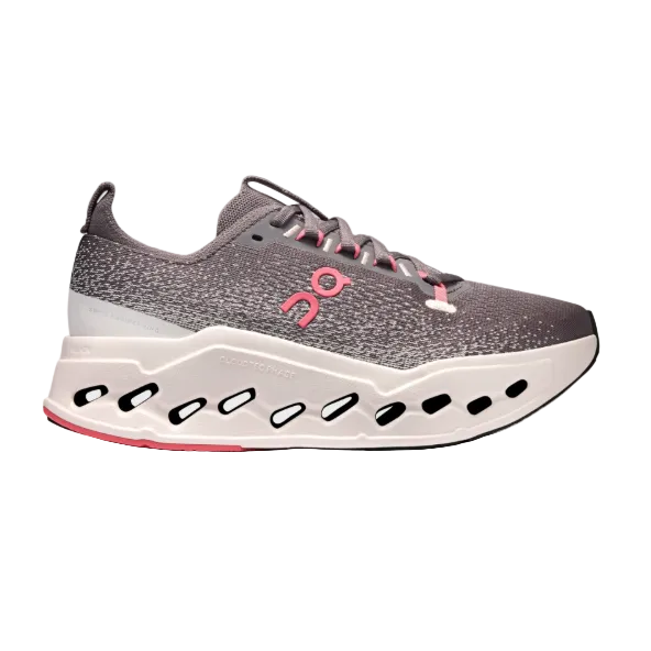 On Womens Trainer Cloudsurfer Max Pebble/Oyster