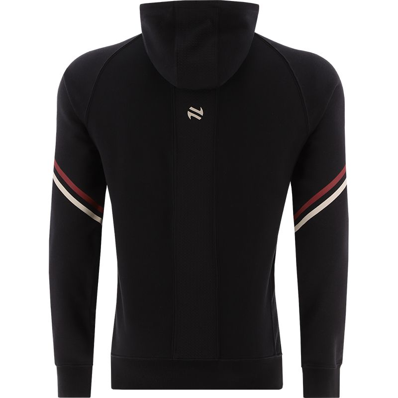 O’Neills Kids Down GAA Weston Fleece 1/2 Zip Hoodie Black/Red/Beige