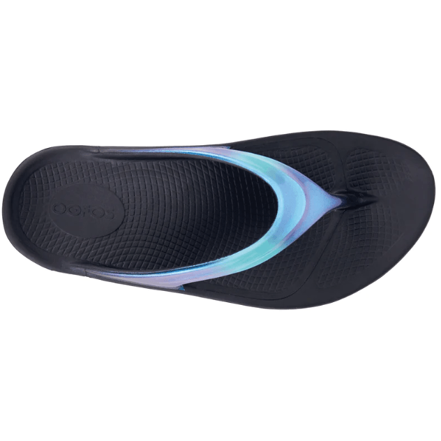 Oofos Womens OOlala Luxe Sandal Atlantis - Donaghys