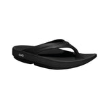 Oofos Womens Oolala Sandal Black Patent - Donaghys