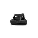Oofos Womens Oolala Sandal Black Patent - Donaghys